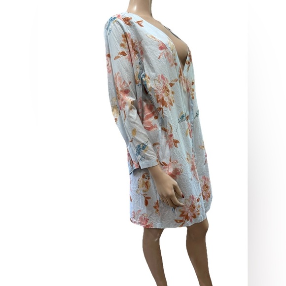 Plum pretty sugar Floral Print Kimono with Bird - Picture 3 of 16